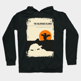 The Galápagos Islands Vintage Minimal Travel Poster Hoodie